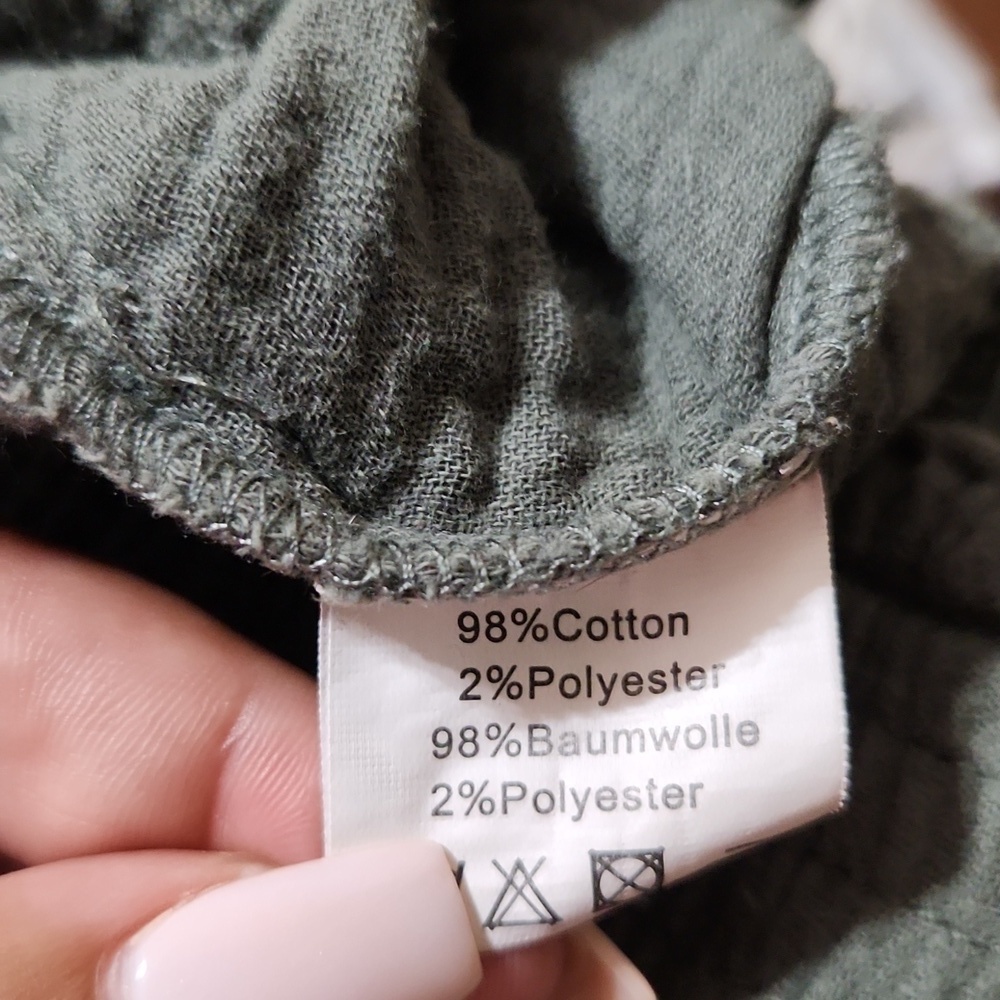 [Grace Karin] Hi Rise Green Capris - Size XL - Picture 10 of 10